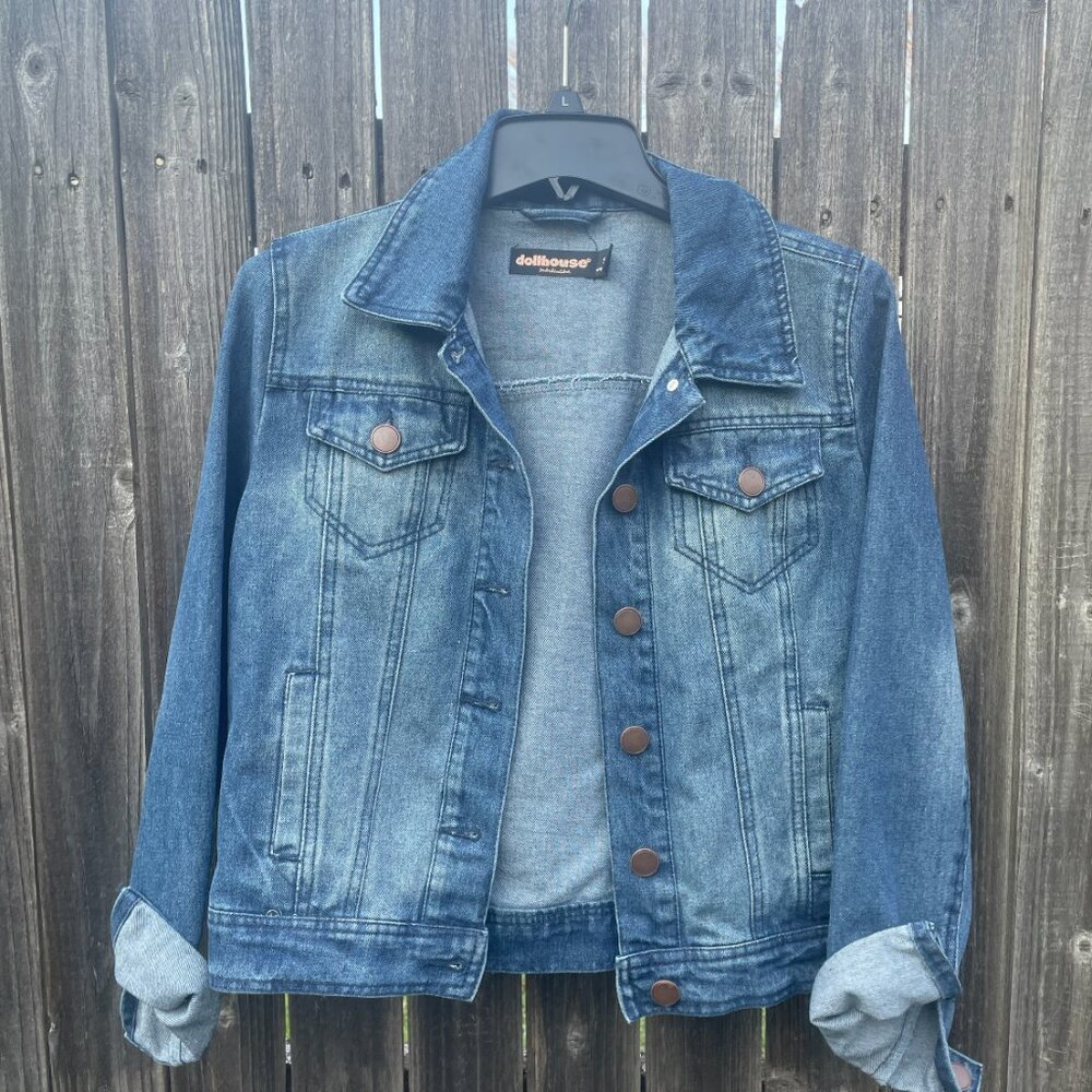 Small Blue Jean Jacket - Dark Wash